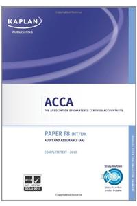 Acca Complete Study Text: F8 AA (Audit & Assurance)(Int