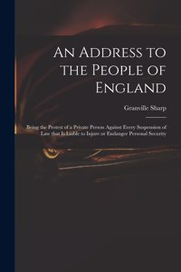 Address to the People of England