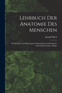 Lehrbuch der Anatomie des Menschen