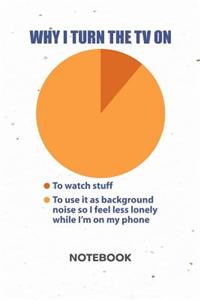 Why I Turn The TV On NOTEBOOK