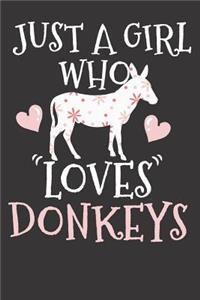 Donkey Girl Gift Notebook