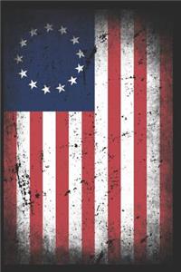 Betsy Ross American Flag Notebook
