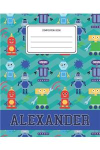 Composition Book Alexander