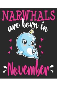 Narwhals Are Born In November