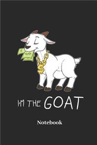 I'm The Goat Notebook