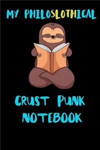 My Philoslothical Crust Punk Notebook