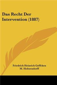 Recht Der Intervention (1887)