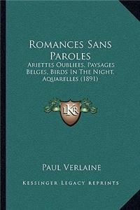 Romances Sans Paroles