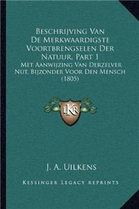 Beschrijving Van De Merkwaardigste Voortbrengselen Der Natuur, Part 1