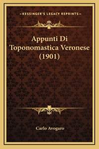 Appunti Di Toponomastica Veronese (1901)