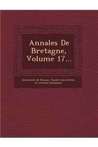Annales de Bretagne, Volume 17...