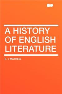 A History of English Literature