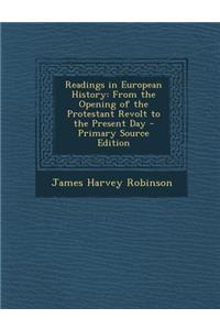 Readings in European History