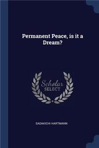Permanent Peace, is it a Dream?