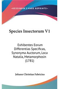 Species Insectorum V1