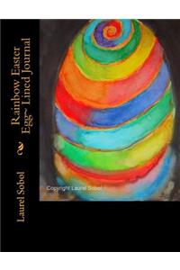 Rainbow Easter Egg Lined Journal