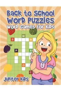 Back to School Word Puzzles
