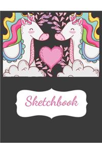 My Cute Unicorn Sketch Book