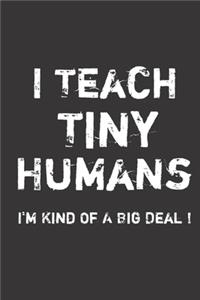 I teach tiny humans, I'm kind of a big deal