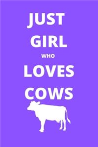 just girl who loves cows gratitude journal