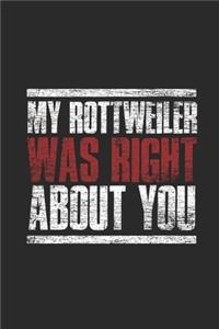 My Rottweiler Was Right About You