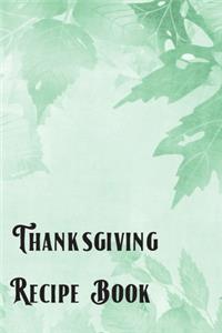 Thanksgiving Recipe Book