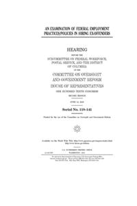An examination of federal employment practices/policies in hiring ex-offenders