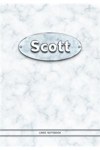 Scott - Lined Notebook