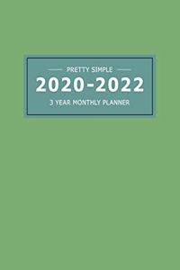 2020 2022 3 Year Monthly Planner