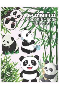 Panda Coloring Book For Kids