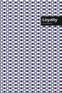 Loyalty Lifestyle, Creative, Write-in Notebook, Dotted Lines, Wide Ruled, Medium Size 6 x 9 Inch, 288 Pages (Blue)