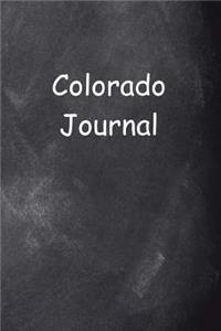 Colorado Journal Chalkboard Design