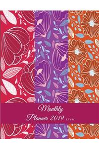 Monthly Planner 2019 8.5 x 11