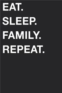 Eat Sleep Family Repeat