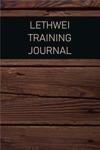 Lethwei Training Journal