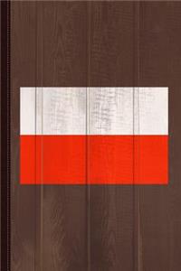Poland Flag Journal Notebook