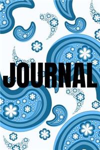 Paisley Background Lined Writing Journal Vol. 20
