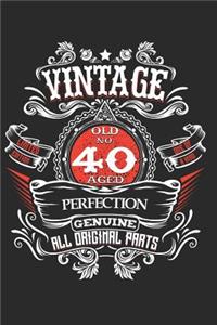 Vintage Old No 40 Aged Perfection Genuine All Original Parts