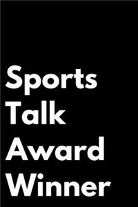 Sports Talk Award Winner