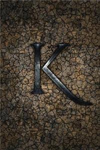 Monogram K Any Day Planner Notebook