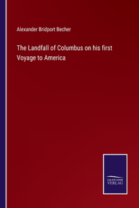 Landfall of Columbus on his first Voyage to America