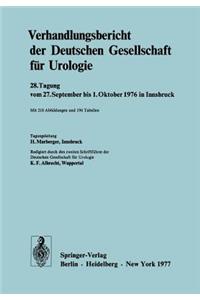 Verhandlungsbericht Der Deutschen Gesellschaft Für Urologie