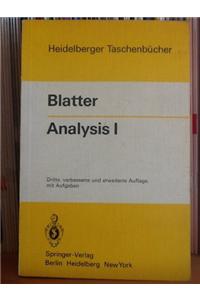 Analysis I