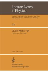 Quark Matter '84