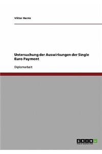 Auswirkungen Der Single Euro Payment