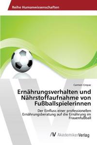 Ernährungsverhalten und Nährstoffaufnahme von Fußballspielerinnen