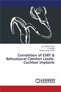 Correlation of ESRT & Behavioural Comfort Levels- Cochlear implants