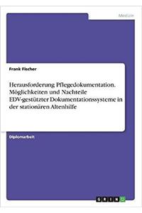 Herausforderung Pflegedokumentation. Möglichkeiten und Nachteile EDV-gestützter Dokumentationssysteme in der stationären Altenhilfe