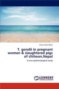 T. gondii in pregnant women & slaughtered pigs of chitwan, Nepal