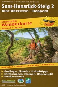 Saar Hunsruck Steig 2 hiking map